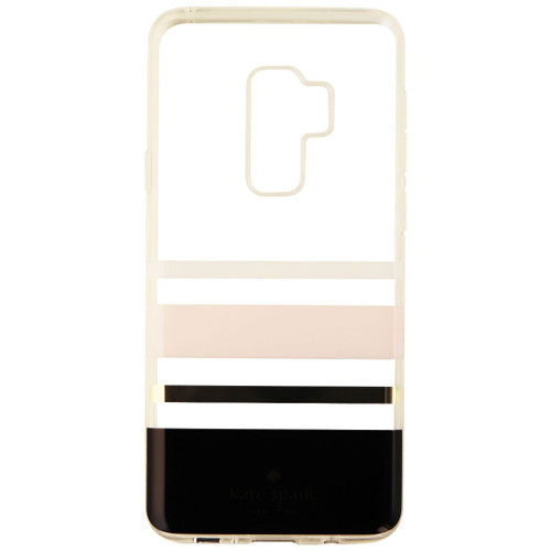 Kate Spade NY Flexible Hardshell Case for Galaxy S9 Plus - Charlotte Stripe Black