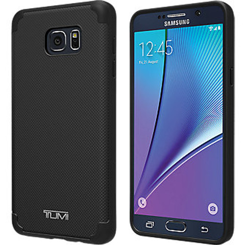 TUMI Coated Canvas Co-Mold Case for Samsung Galaxy Note 5 - Gray Coated Canvas