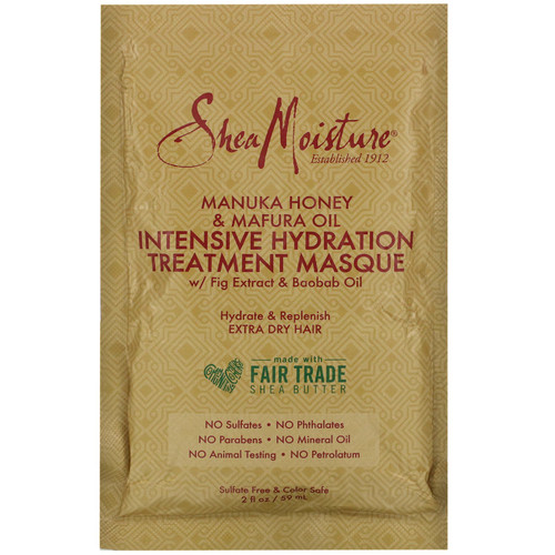 SheaMoisture  Manuka Honey & Mafura Oil Intensive Hydration Treatment Masque  2 fl oz (59 ml)