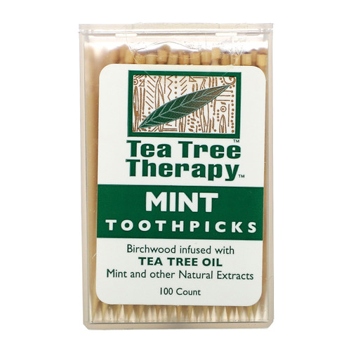 Tea Tree Therapy  Tea Tree TherapyToothpicks  Mint  100 Approx.