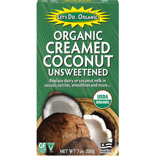 Edward & Sons  Let's Do Organic  Organic Creamed Coconut  Unsweetened  7 oz (200 g)