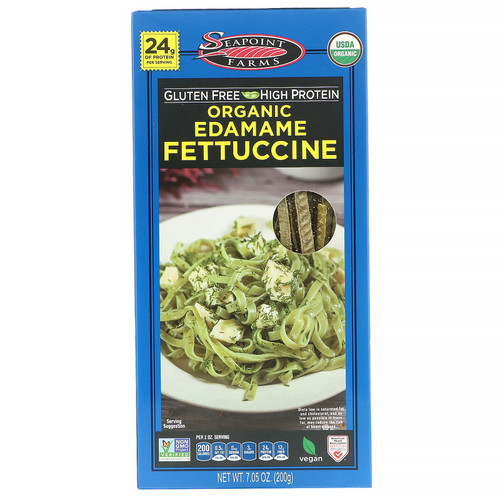 Seapoint Farms  Organic Edamame Fettuccine  7.05 oz (200 g)