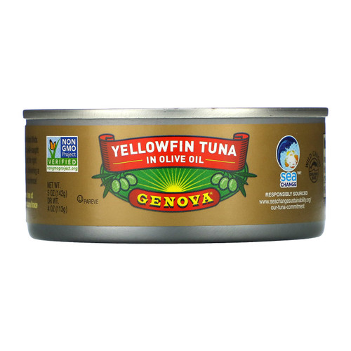 Genova, Yellowfin Tuna In Olive Oil, 5 oz (142 g)