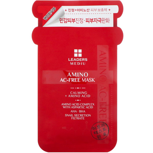 Leaders  Mediu  Amino AC-Free Beauty Mask  1 Sheet  25 ml