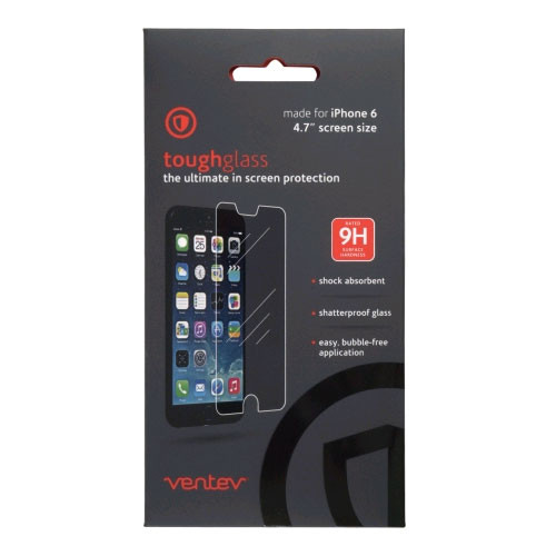 Ventev Toughglass Screen Protector for iPhone 8/7/6/6s - Clear