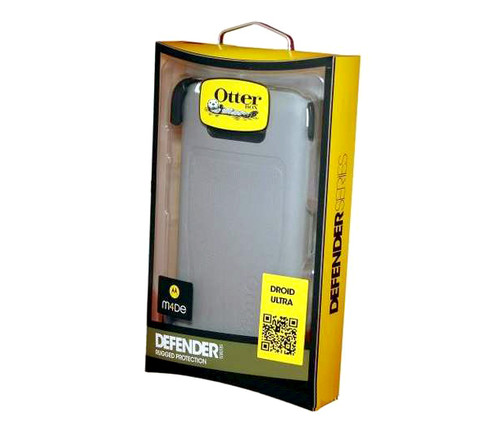 Otterbox Defender Case for Motorola Droid Ultra - Glacier Gray/White