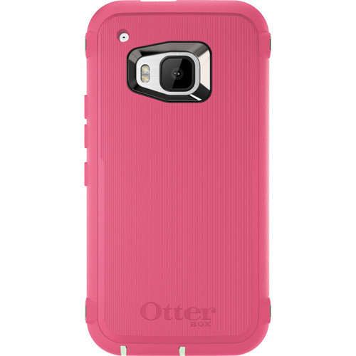 OtterBox Defender Case for HTC One M9 - Melon Pop (SAGE GREEN/HIBISCUS PINK)