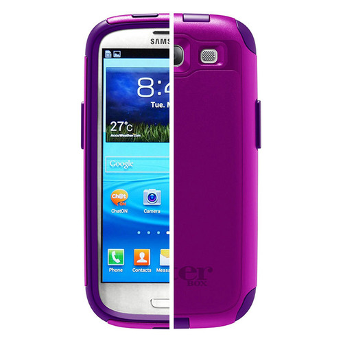 OtterBox Commuter Case for Samsung Galaxy S3 - Boom (Purple Transparent/Purple Violet)