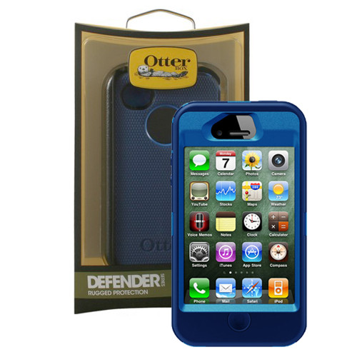 OtterBox Defender Case for Apple iPhone 4/4S (Ocean/Night Blue)