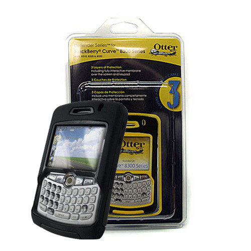 5 Pack -OtterBox Defender Case for Blackberry Curve 8300, 8310, 8320, 8330 - Black