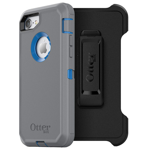 OtterBox Defender Case for iPhone 8/7 - Marathoner (COWABUNGA BLUE/GUNMETAL GREY)