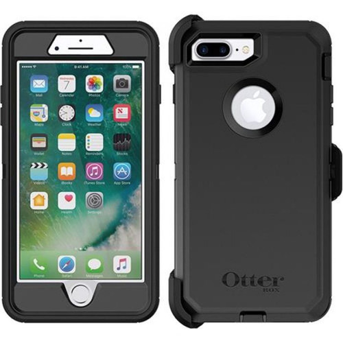 OtterBox Defender Case for iPhone 6/6s Plus / 7 Plus / 8 Plus (Black)