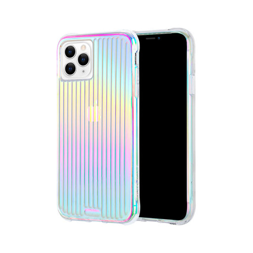 Case-Mate Tough Groove Case for Apple iPhone 11 Pro Max - Clear/Iridescent
