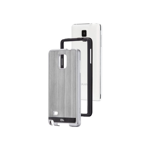 Case-mate Brushed Aluminium Case for Galaxy Note 4 - Silver