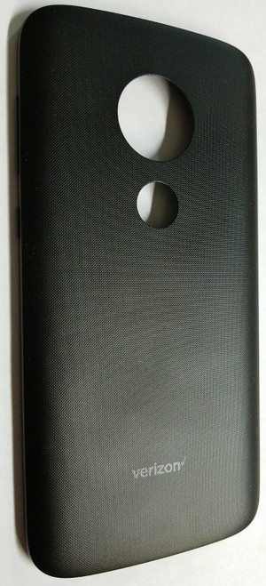 OEM Motorola e5 Play XT19217 Battery Door, Standard Size - Black