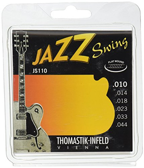 Thomastik-Infeld Jazz Guitar Swing Series 6 String Pure Nickel Flat Wounds E  B 