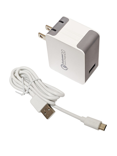 Ventev QC 2.0 Wall Charger with Micro USB Cable for All phones and devices