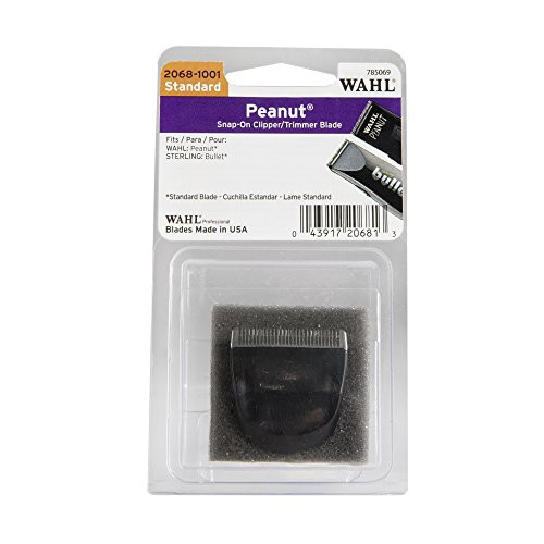 Wahl Professional Peanut Snap On Clipper/Trimmer Blade Black # 2068-1001  For