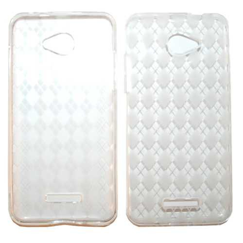 Unlimited Cellular Deluxe Silicon Case for HTC Droid DNA (PU Skin  Transparent Clear)