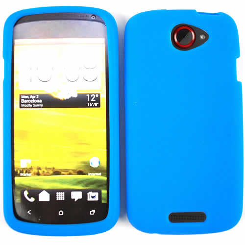 Unlimited Cellular Deluxe Silicone Skin Case for HTC One S (Blue)