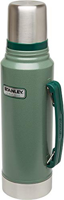 Stanley Thermos Classic Vacuum Bottle Hammertone Green 1.1 Qt