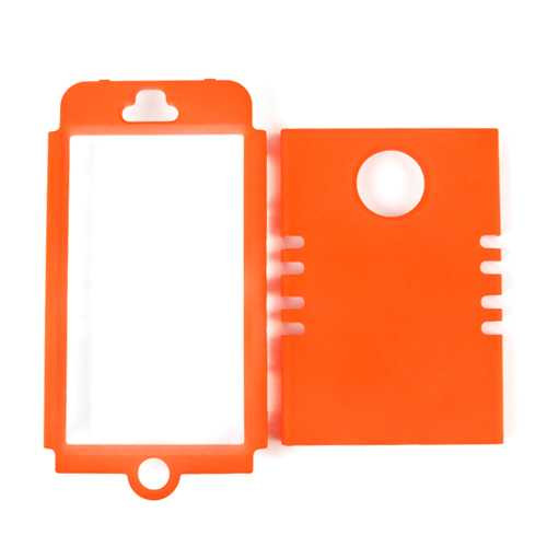 Unlimited Cellular Rocker Snap-On Case for Apple iPhone 5 (Fluorescent Orange)