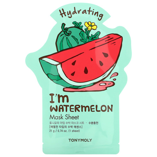 Tony Moly  I'm Watermelon  Hydrating Beauty Mask Sheet  1 Sheet  0.74 oz (21 g)