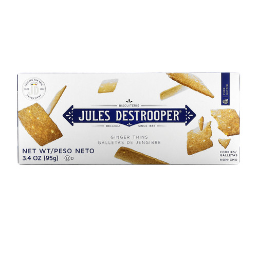 Jules Destrooper  Ginger Thins Cookies  3.4 oz (95 g)
