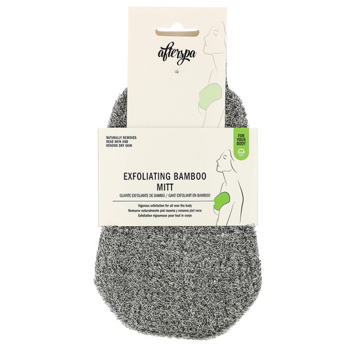 AfterSpa  Exfoliating Bamboo Mitt  1 Mitt