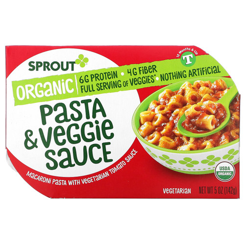Sprout Organic  Pasta & Veggie Sauce  12 Months & Up  5 oz ( 142 g)