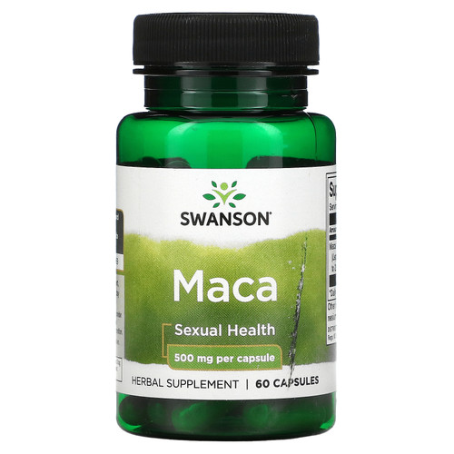 Swanson  Maca  500 mg  60 Capsules