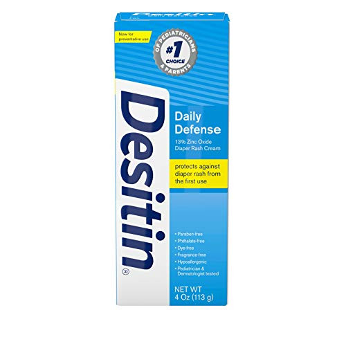 Desitin Daily Defense Baby Diaper Rash Cream with Zinc Oxide to Treat  Relieve & Prevent diaper rash  4 oz