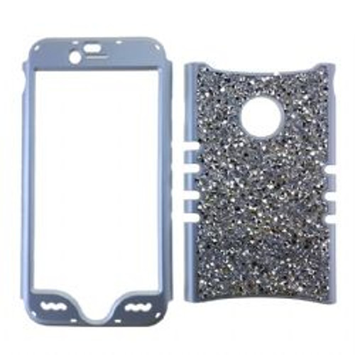 Rocker Snap-On Case for iPhone 6/6S - Diamond Silver Border