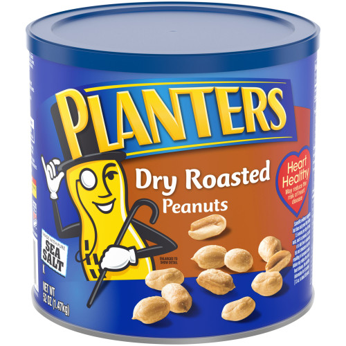 Planters Dry Roasted Peanuts, 52 oz.