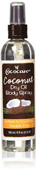 Cococare Coconut Dry Oil Body Spray  6 Oz