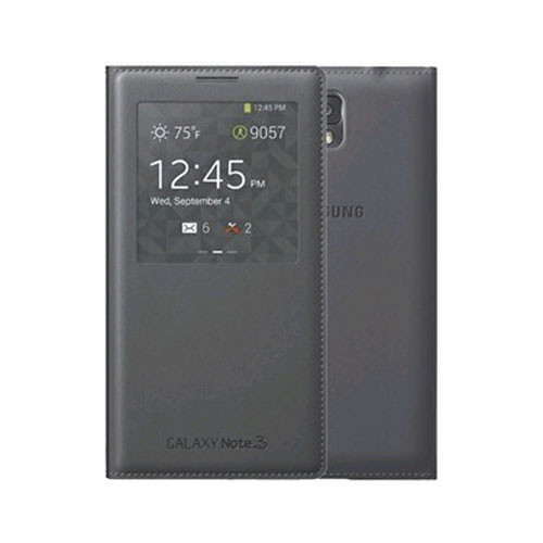 Samsung S-View Flip Cover for Samsung Galaxy Note 3 - Black