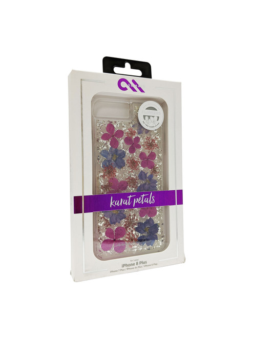 Case-Mate Karat Petals Case for iPhone 8 Plus  7 Plus  6s/6 Plus - Purple Petals