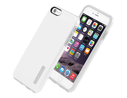 Incipio DualPro Shine Case Cover for Apple iPhone 6 - Plus (White/Gray) - IPH-1196-WHTGRY