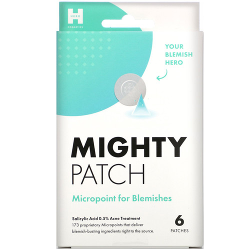 Hero Cosmetics  Mighty Patch  Micropoint for Blemishes  6 Patches