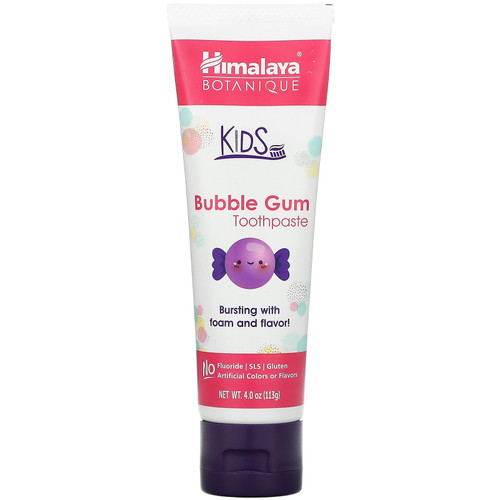 Himalaya  Botanique  Kids Toothpaste  Bubble Gum  4.0 oz (113 g)