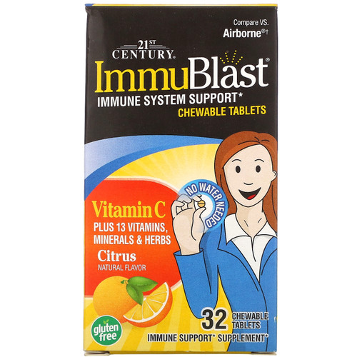 21st Century  ImmuBlast  Citrus  32 Chewable Tablets