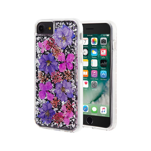 Case-Mate Karat Petals Case for Apple iPhone 8/7/6s/6 - Purple Flowers