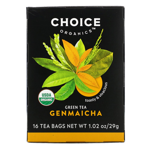 Choice Organic Teas  Green Tea   Genmaicha  16 Tea Bags  1.02 oz (29 g)