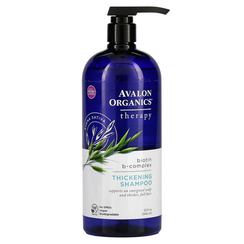 Avalon Organics  Thickening Shampoo  Biotin B-Complex  32 fl oz (946 ml)
