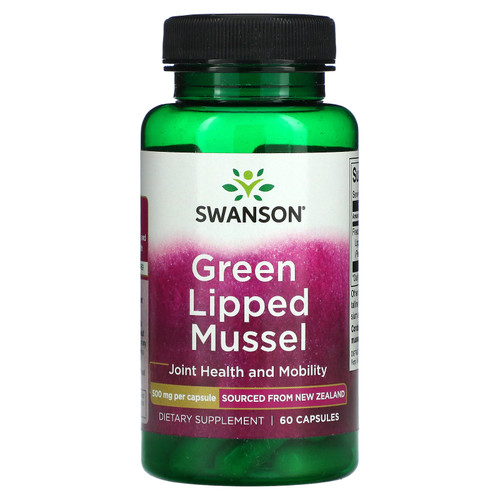 Swanson  Green Lipped Mussel  500 mg  60 Capsules