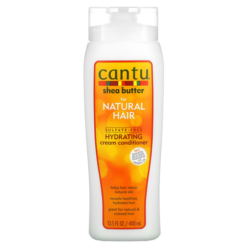 Cantu  Shea Butter For Natural Hair  Sulfate-Free Hydrating Cream Conditioner   13.5 fl oz (400 ml)