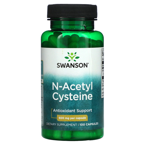 Swanson  N-Acetyl Cysteine  Antioxidant Support  600 mg  100 Capsules