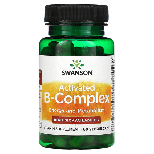 Swanson  Activated B-Complex  60 Veggie Caps