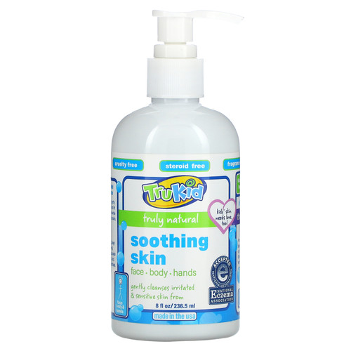 TruKid  Soothing Skin Wash  Fragrance Free  8 fl oz (236.5 ml)