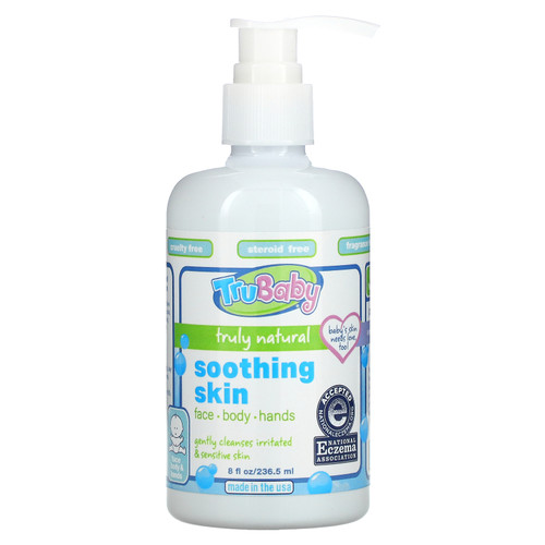 TruKid  TruBaby  Soothing Skin Wash  Fragrance Free  8 fl oz (236.5 ml)